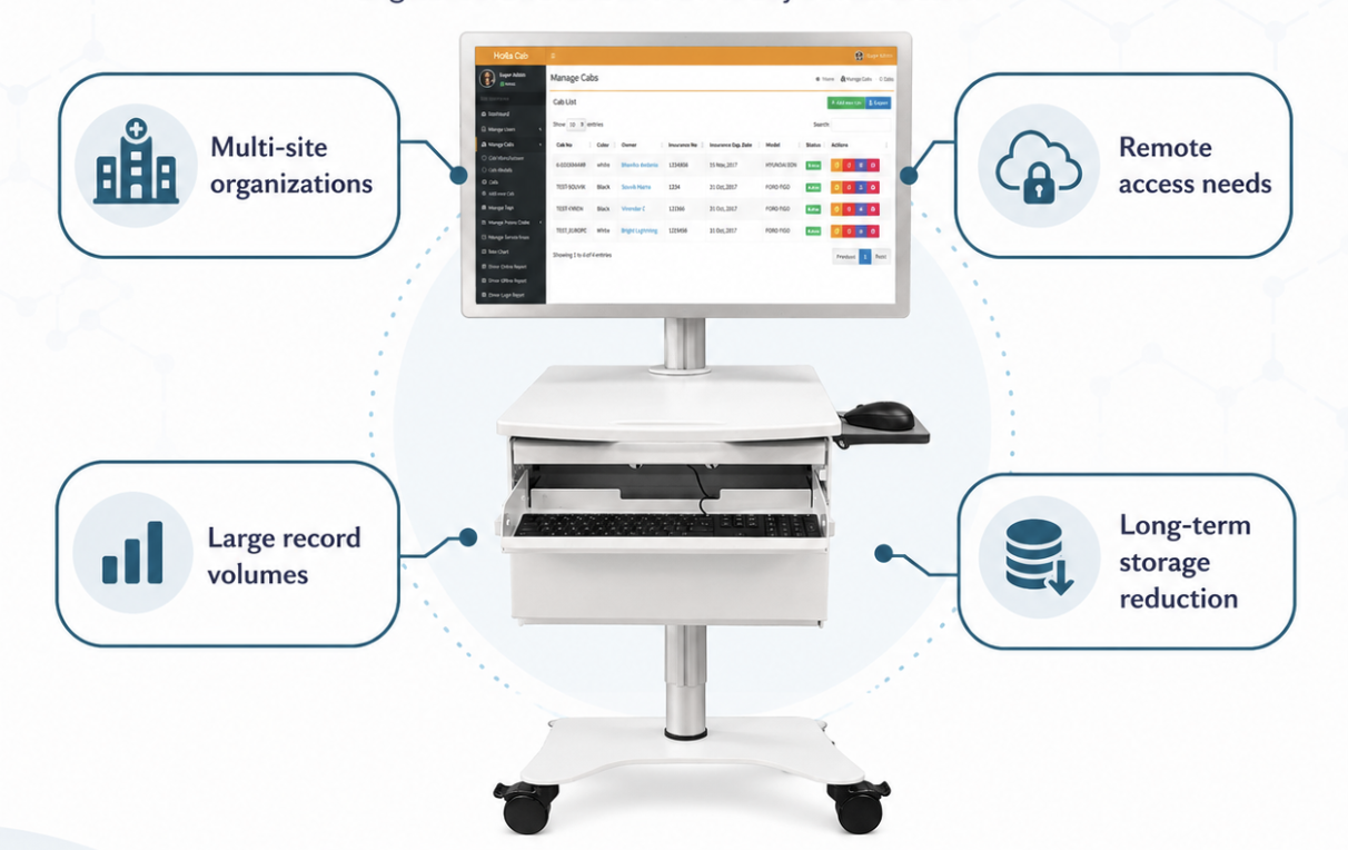 Digital documentation solution for healthcare records