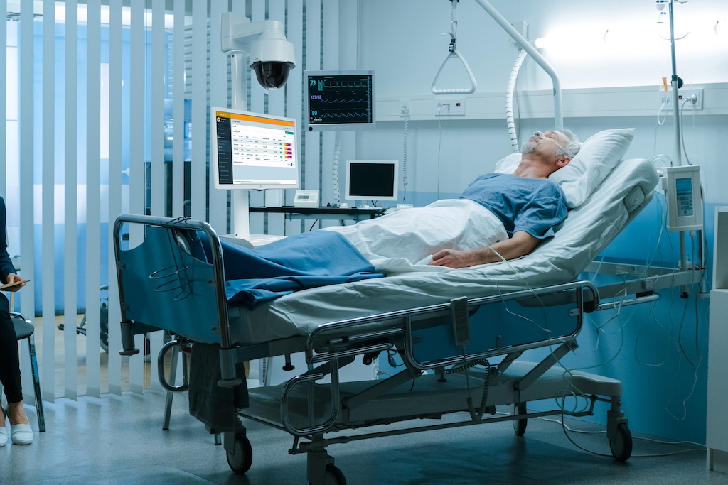 Remote Patient Monitoring Cart in Use